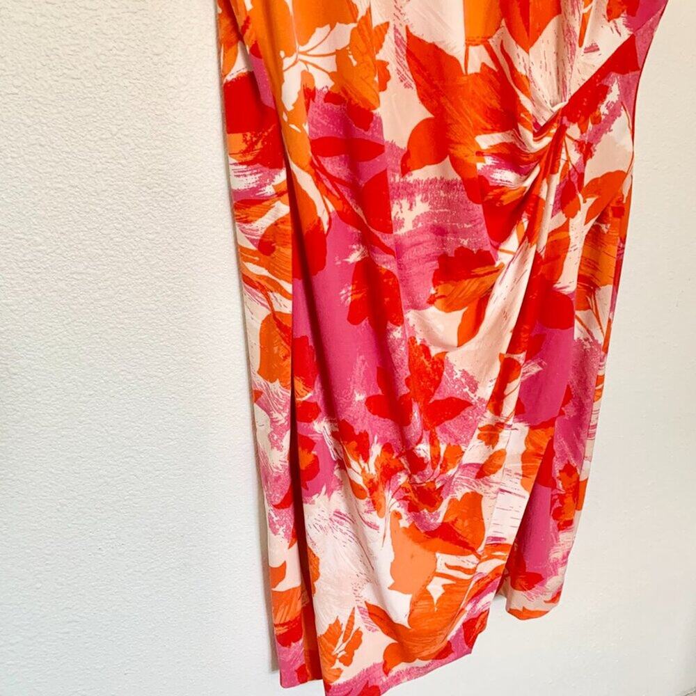 Taylor Tropical Floral Sleeveless Dress - Picture 4 of 13